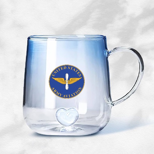 Army Aviation Gradient Glass Mugs