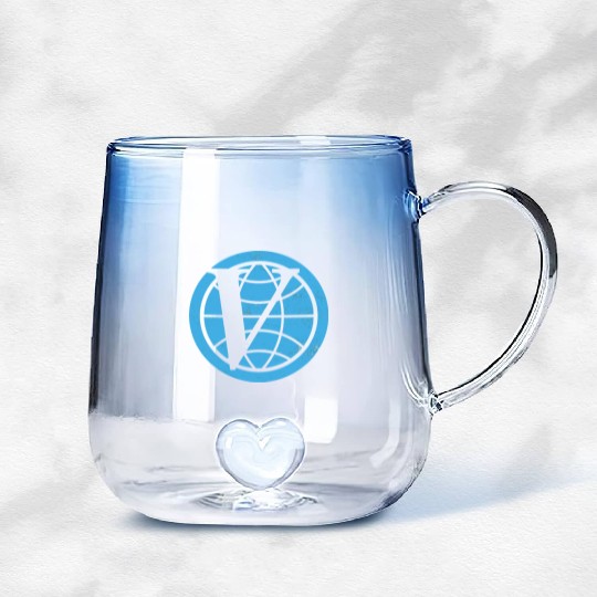 Venture Industries logo The Venture Bros Gradient Glass Mugs