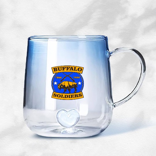 BUFFALO SOLDIERS Gradient Glass Mugs