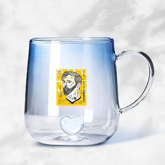 Messi Gradient Glass Mugs