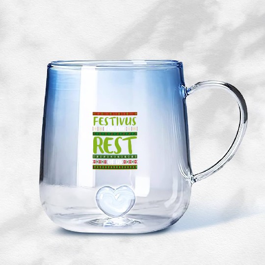 Christmas Gift Festivus For The Rest Of Us Gradient Glass Mugs