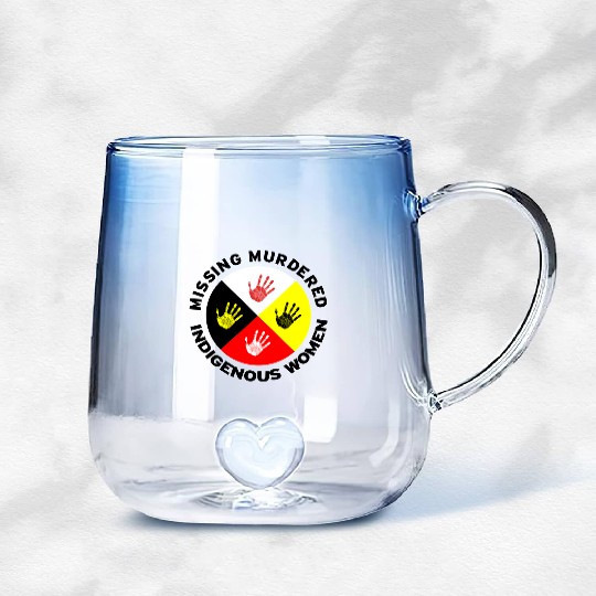 Missing Murdered Indigenous Women Gradient Glass Mugs