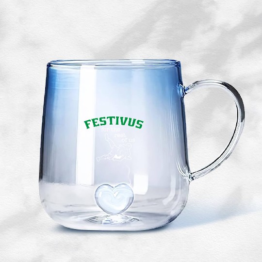 Festivus, For The Rest Of Us Gradient Glass Mugs
