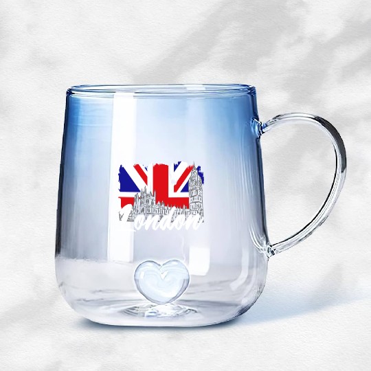 London Gradient Glass Mugs