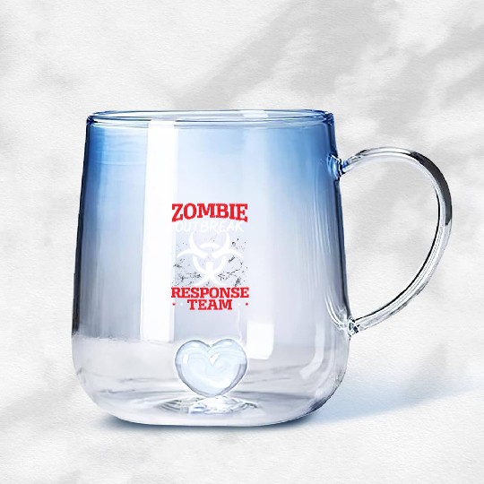 Zombie Outbreak Response Team Trick Or Treat Gradient Glass Mugs
