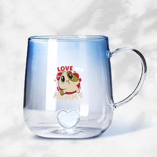 Hamster Fan Hamster Lover Hamsters Gradient Glass Mugs