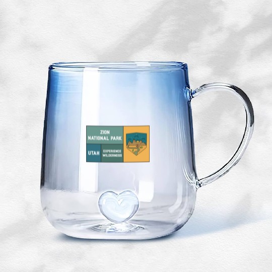 Zion National Park Gradient Glass Mugs