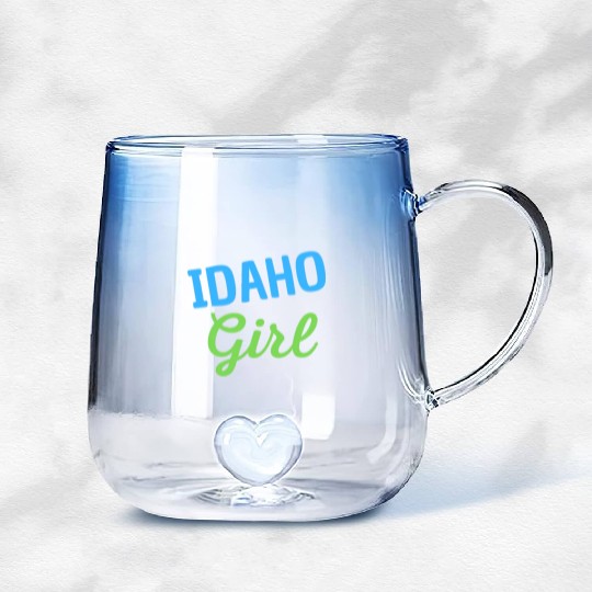 Idaho Girl Gradient Glass Mugs