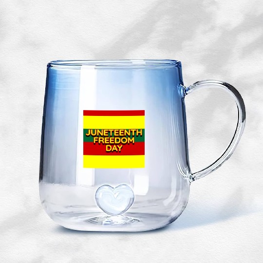 UNITED (JUNETEENTH) Gradient Glass Mugs
