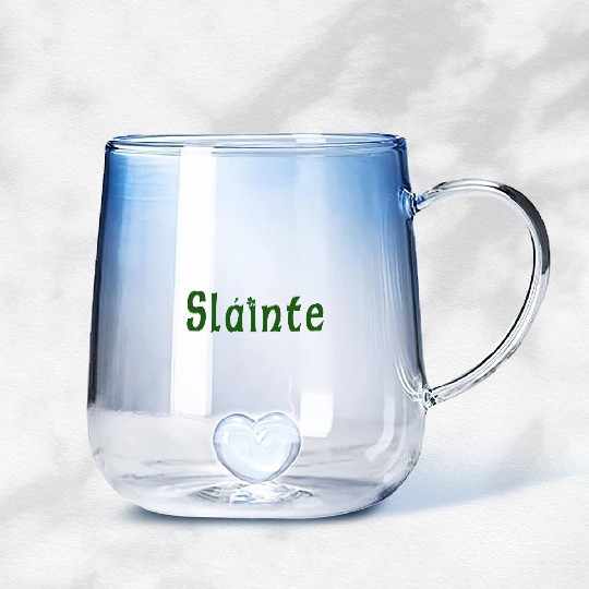 slainte Gradient Glass Mugs