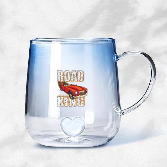 ROAD KING Gradient Glass Mugs