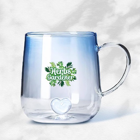 Herbs Gardener Gardening Herbalist Herb Herbalism Gradient Glass Mugs
