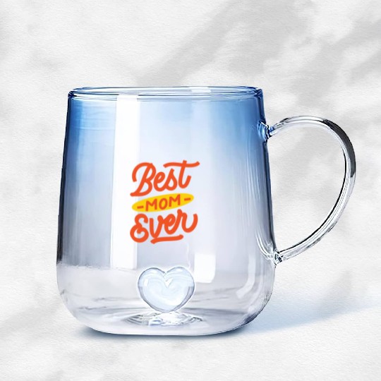 Best mom ever Gradient Glass Mugs