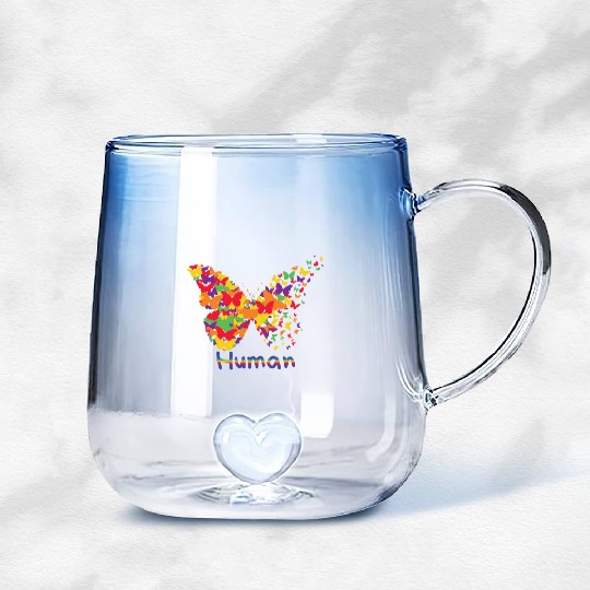 Lesbian Gay Pride LGBT Super Strong Gradient Glass Mugs