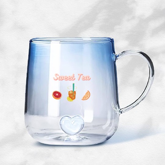 Sweet Tea Gradient Glass Mugs