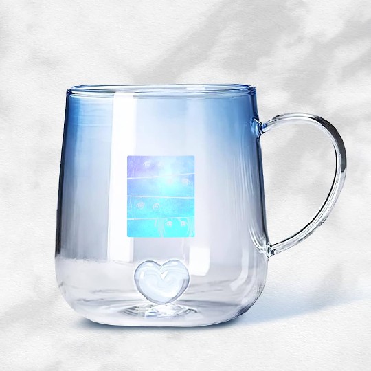Kawaii Pastel Goth Anime Girls Gradient Glass Mugs