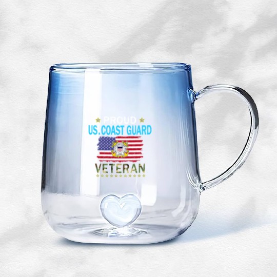 Coast Guard Veterans Day Us Coast Gradient Glass Mugs