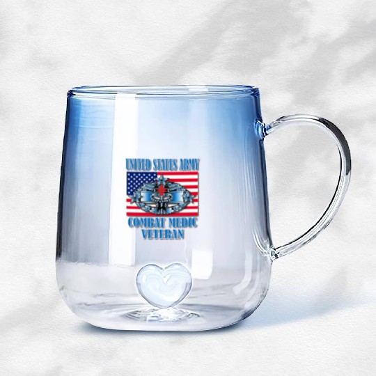 Combat Medic 4th Award Memorable Us Gradient Glass Mugs