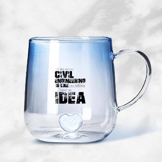 Civil engineering Gradient Glass Mugs