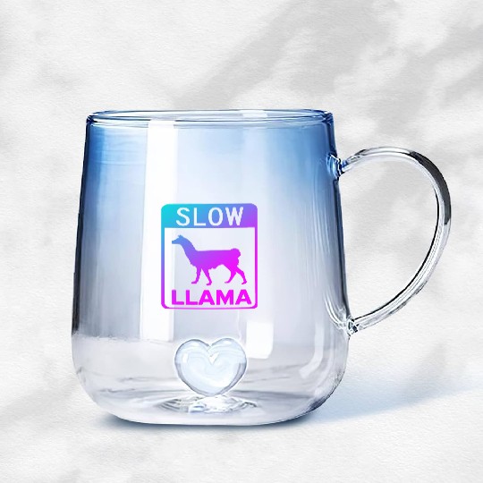 Phish Slow Llama Gradient Glass Mugs
