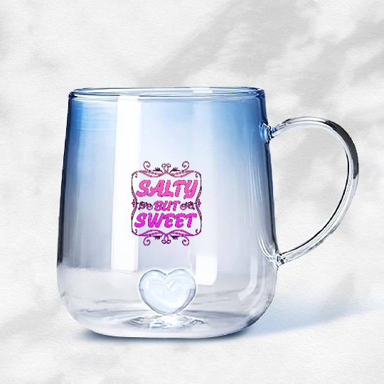 Salty But Sweet 8 Gradient Glass Mugs