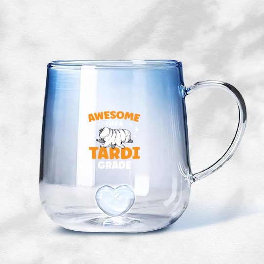 Awesome Like A Tardigrade Science Lover Tardigrade Gradient Glass Mugs