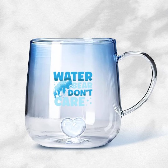 Moss Piglet Science Biology Tardigrade Lover Gradient Glass Mugs