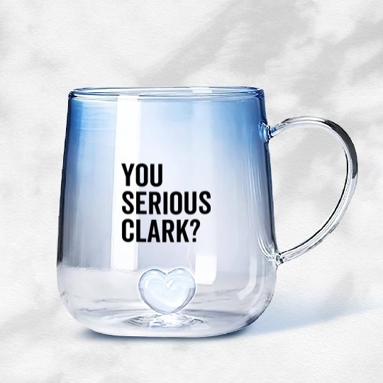 You Serious Clark? Gradient Glass Mugs