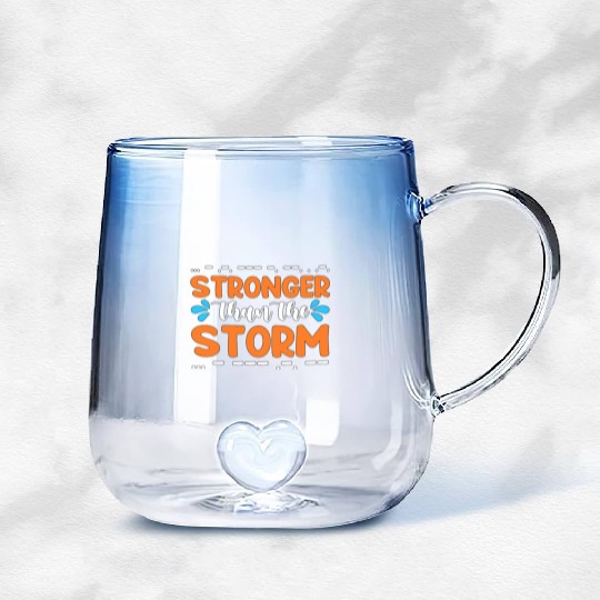 Ham Radio Stronger Than The Storm Radio Operator Gradient Glass Mugs