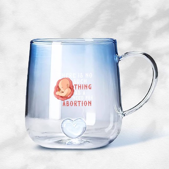 Anti Abortion Pro Life Conservative Gift Idea Gradient Glass Mugs