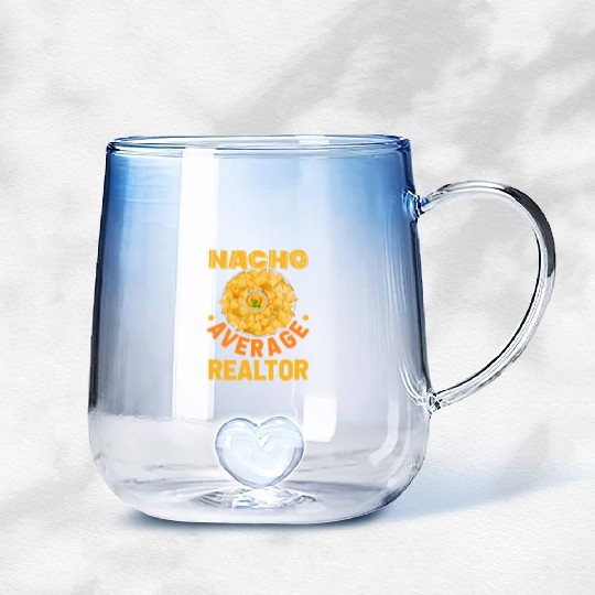Nacho Average Realtor Mexican Fiesta Gradient Glass Mugs