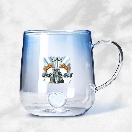 Gamesalot Gamer Controller Gaming Camelot Sword Gradient Glass Mugs