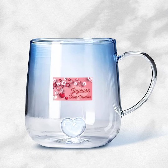 Valentine Gradient Glass Mugs