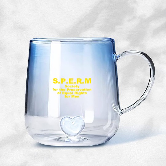 S.P.E.R.M. Society For The Preservation Of Equal Gradient Glass Mugs