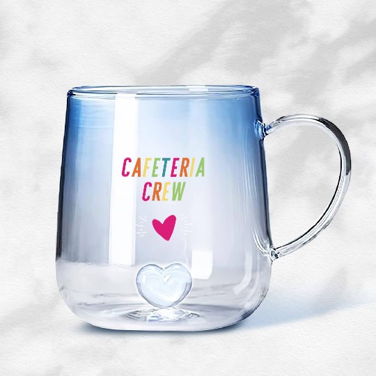 Cafeteria Crew, Lunch Lady Crew Gradient Glass Mugs