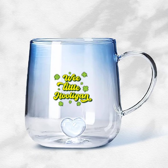 Wee Little Hooligan Gradient Glass Mugs