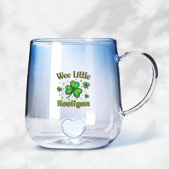 Wee Little Hooligan Gradient Glass Mugs