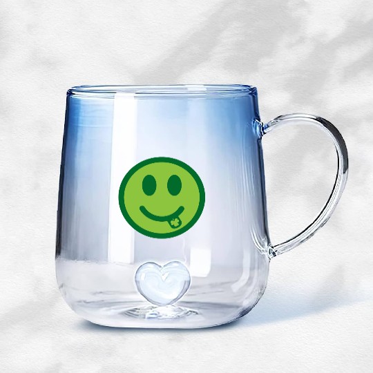 st patricks day - funny Gradient Glass Mugs