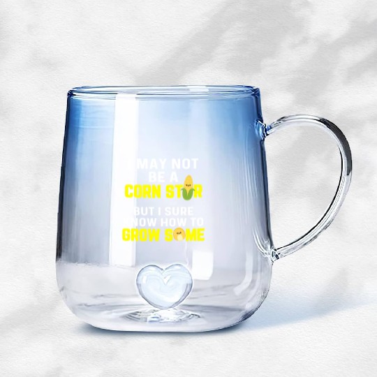 Corn Agriculture Crops Farming Farmer Gradient Glass Mugs