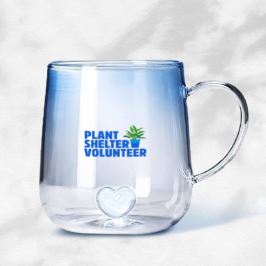 Plant Shelter Volunteer Gradient Glass Mugs