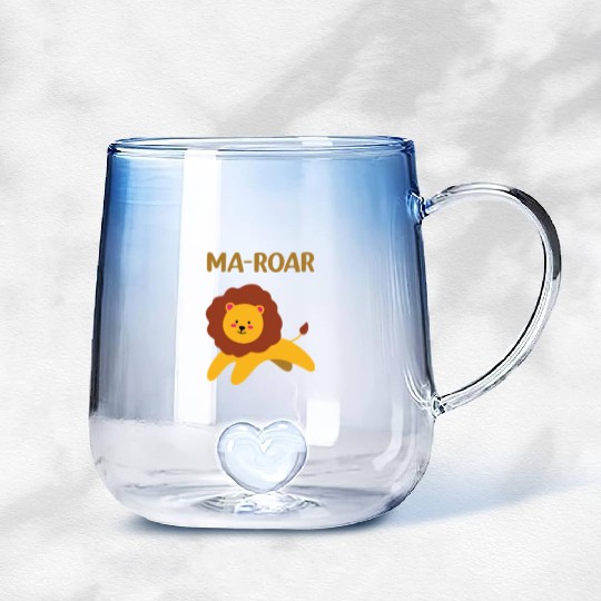 Jewish Passover Seder Plate Maror Ma Roar Lion Of Gradient Glass Mugs
