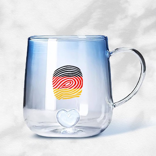 Germany, German DNA Gradient Glass Mugs