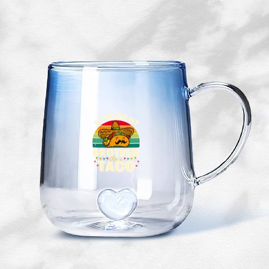 I´d trade my Brother for a Taco Mexican Taccos Gradient Glass Mugs