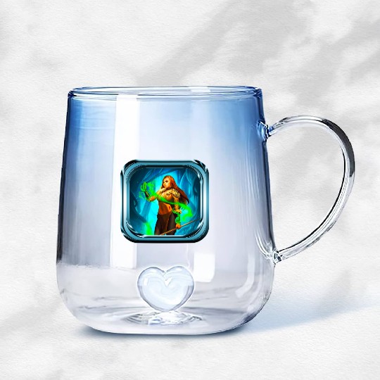 Aspect of the Axolotl gods unchained Gradient Glass Mugs