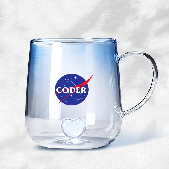 Coder Computer Science Programmer Software Gradient Glass Mugs