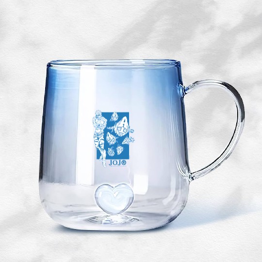 Jojo'S Bizarre Adventure Mista Six Bullets Gradient Glass Mugs