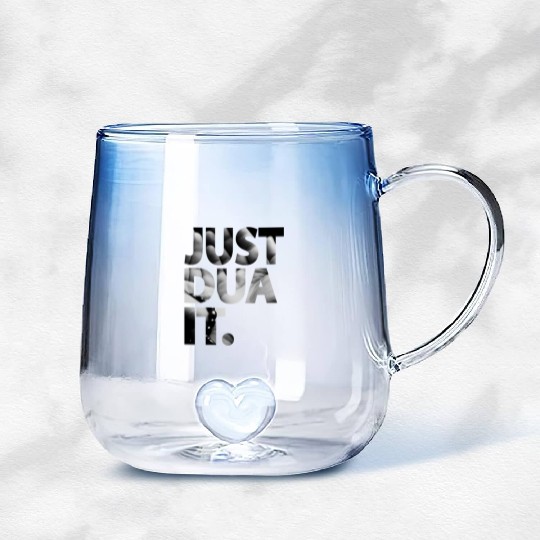 Just Dua It Islam Muslim Gradient Glass Mugs