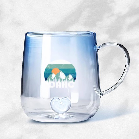 Idaho State Gradient Glass Mugs