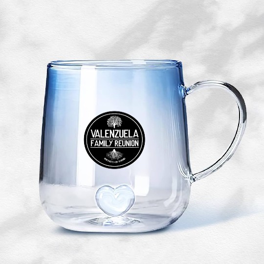 Valenzuela Family Reunion Our Roots Are Strong Gradient Glass Mugs