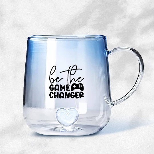 Be The Game Changer Gradient Glass Mugs